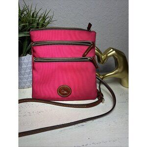 Dooney & Bourke Pink Nylon North South Cross Body Bag